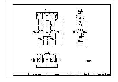 土木工程毕业设计_某二级公路3孔13m跨简支T梁桥设计cad图(含计算书，毕业设计)-图一