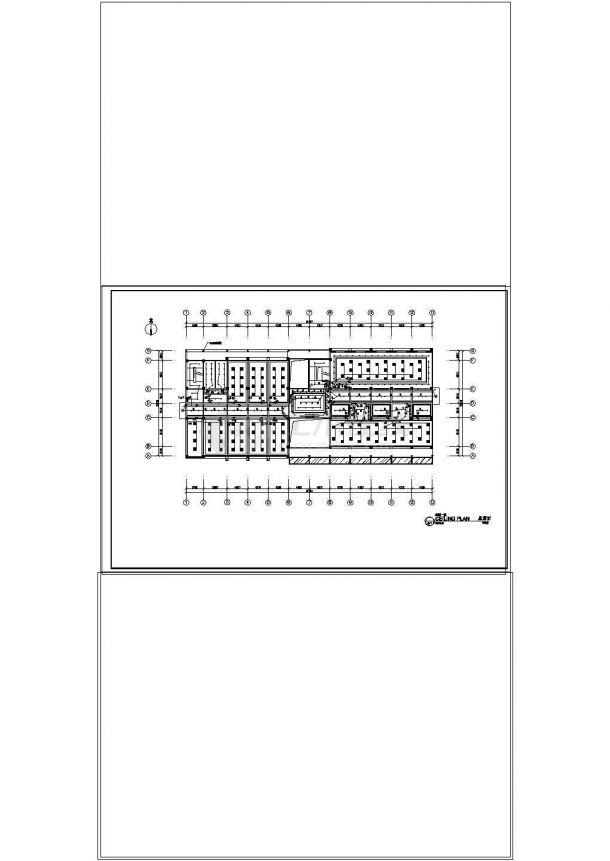 办公楼设计_某高层办公楼建筑电气施工设计cad方案图-图二