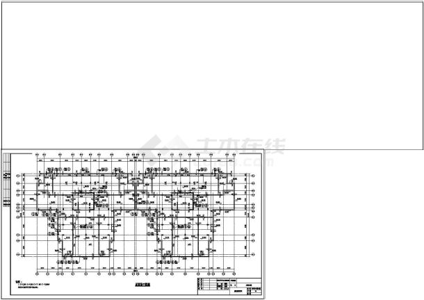18层住宅楼土建装饰工程量计算（建筑、结构设计CAD图、计算表、广联达）-图一