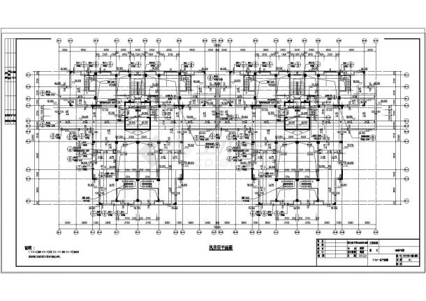 18层住宅楼土建装饰工程量计算（建筑、结构设计CAD图、计算表、广联达）-图二