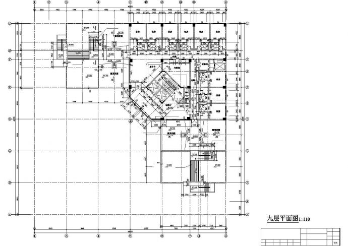 某酒店建筑结构设计cad施工图纸_图1