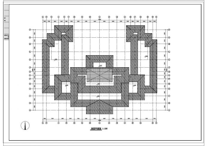某三层仿古住宅建筑CAD设计施工图纸_图1