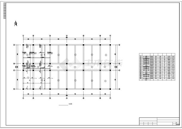3088㎡三层框架图书馆钢筋及广联达算量（含CAD设计图纸）-图二