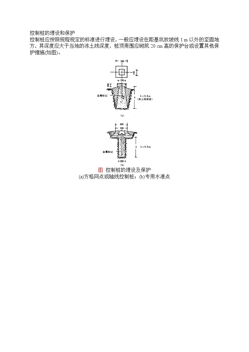 定位放线-0041控制桩的埋设和保护.doc-图一