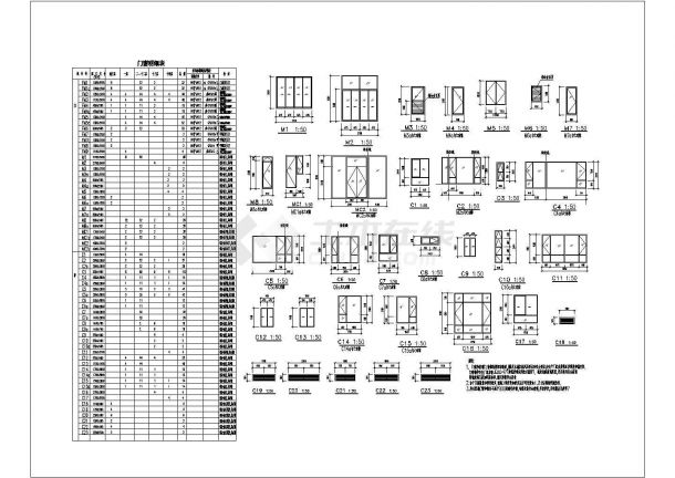 某剪力墙结构高层住宅楼设计cad详细建筑施工图-图二