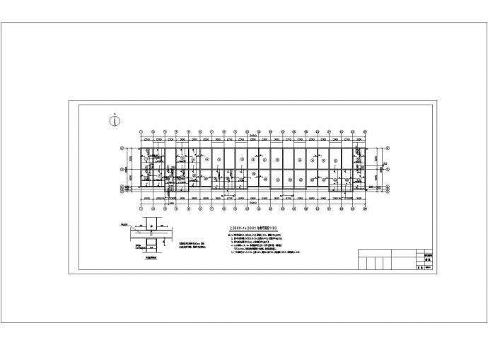 3406.56㎡六层砖混住宅楼招标文件及标底（工程量清单、部分CAD图）CAD_图1