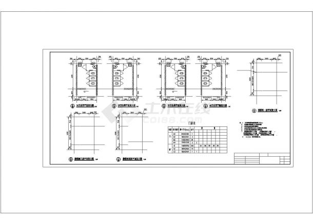 土木工程毕业设计_5040㎡六层综合楼毕业设计（计算书、建筑、结构图）CAD-图一