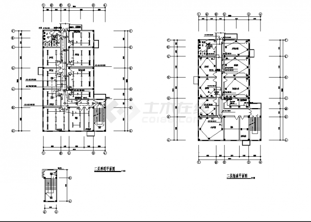 2层省级医院影像中心大楼电气系统设计施工cad图纸-图一
