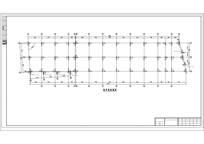 办公楼设计_5047.749平方米四层框架办公楼招标文件、清单、CAD图22张_图1