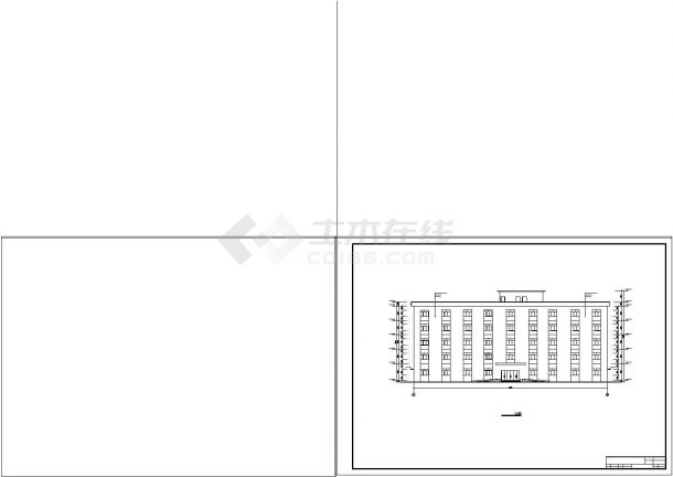 土木工程毕业设计_办公楼设计_5324平米，五层钢框架办公楼毕业设计（计算书pdf、建筑、结构cad图）-图二