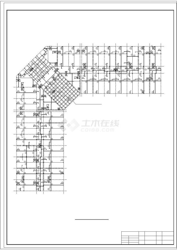 土木工程毕业设计_6500平米五层旅馆毕业设计（结构计算书、工程量清单、施组、CAD图纸、施工进度表）-图二