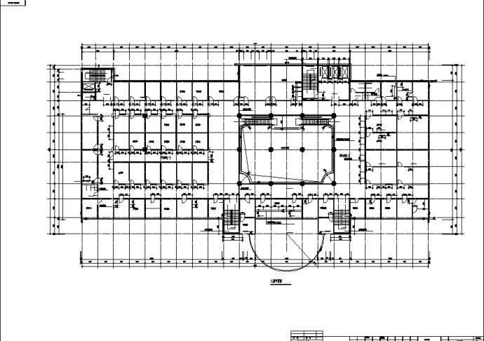 18层26604平方米中心综合医院建施cad图纸，含设计说明_图1