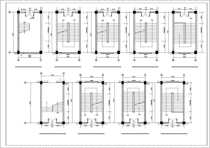 某建筑面积6244.52平米主体四层局部五层辅助教学楼毕业设计cad详细结构施工图（含设计说明，含建筑设计，含计算书）_图1