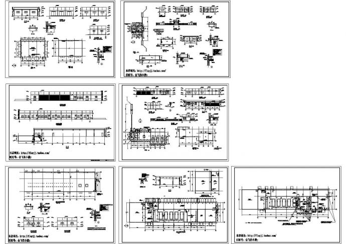 单层机器厂动力房建施设计图_图1