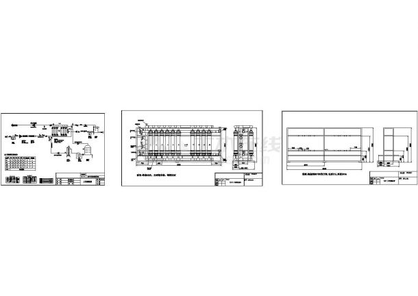 某50T/H中水回用工程设计cad超滤（包括产水、正洗、反洗、气动阀状态）工艺施工图（甲级院设计）-图一