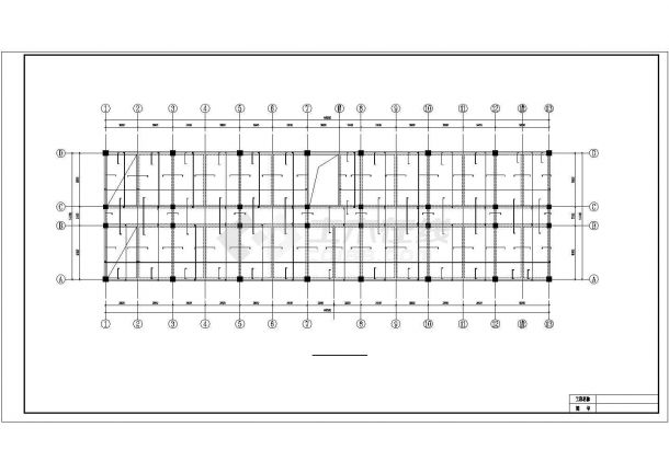 土木工程毕业设计_办公楼设计_【3层】2072平米框架办公楼毕业设计（计算书pdf、建筑、结构cad图）-图一