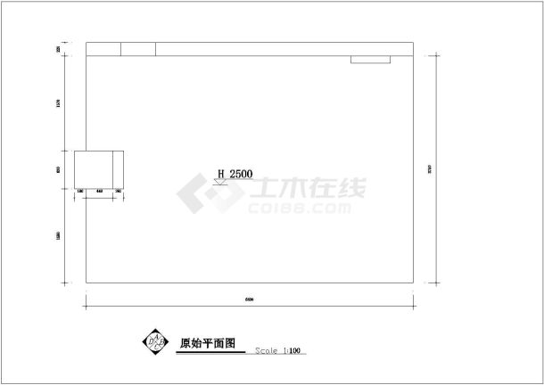 某百货服装专卖店装修详细方案设计施工CAD图纸-图一