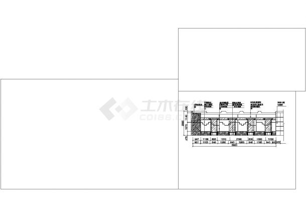 某国际商场二层服装专卖店装修详细方案设计施工CAD图纸-图一