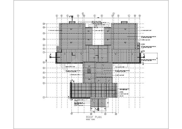 外国厂房建筑设计cad图，含设计说明-图一