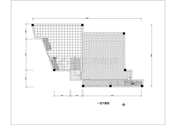 某商场服装专卖铺面装修详细方案设计施工CAD图纸-图二