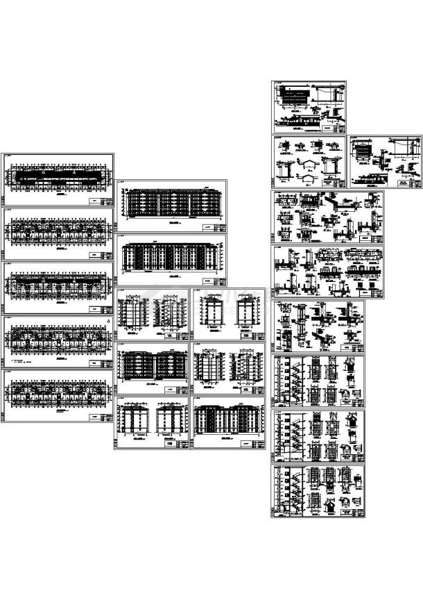某七层住宅楼建筑施工图设计-图一