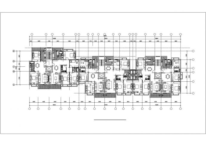 1万平米左右13层框架结构住宅楼平立剖面设计CAD图纸（含架空层）_图1