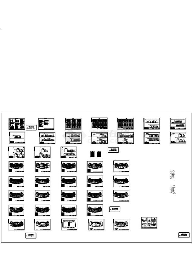 [湖北]医院住院楼空调净化工程设计施工图纸-图一