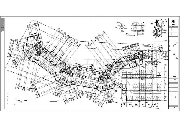 深圳某小区9.1万平米34层住宅楼全套建筑设计CAD图纸（四栋楼）-图一