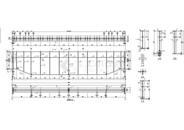 某46267.88平米重钢厂房钢结构结施全图-图一