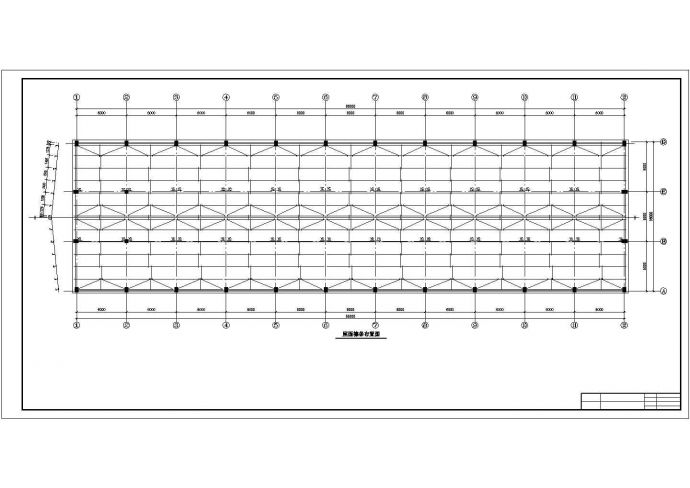 66x18m 18m跨带吊车厂房钢结构图纸_图1