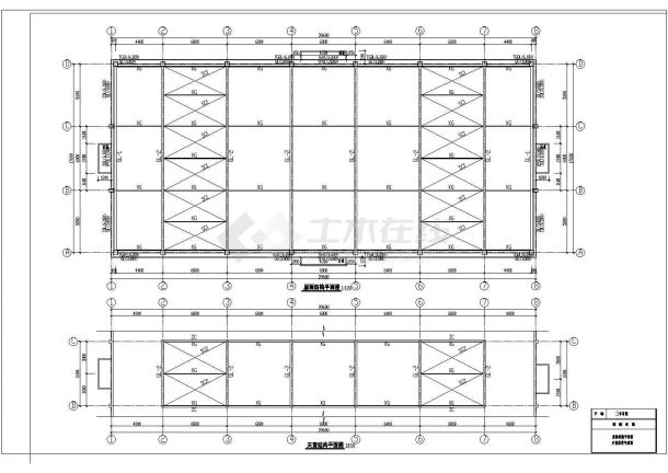 某地区39.6x17.6m单层钢结构厂房结施图（设计说明）-图一