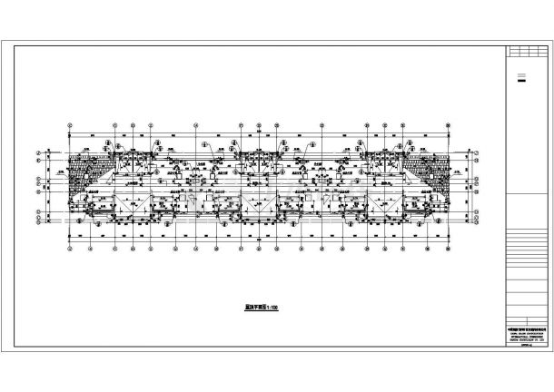 沈阳四季城小区3480平米4+1层住宅楼建筑设计CAD图纸（共四栋楼）-图二