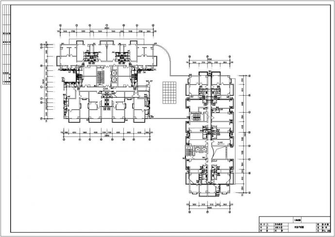 某地下1层地上23层L型单身公寓楼给排水设计cad全套施工图（含设计说明）_图1