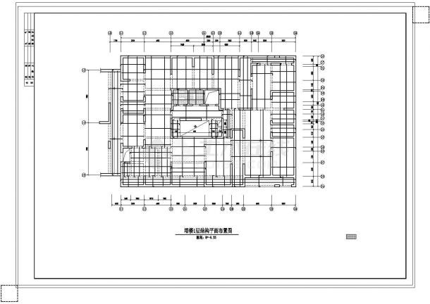 41层纯剪力墙住宅楼结构设计cad图纸-图一