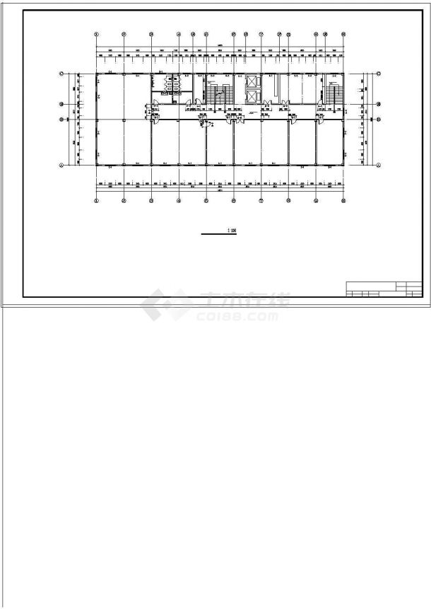 土木工程毕业设计_办公楼设计_【5层】5324平米钢框架办公楼毕业设计（计算书pdf、建筑、结构cad图）-图二