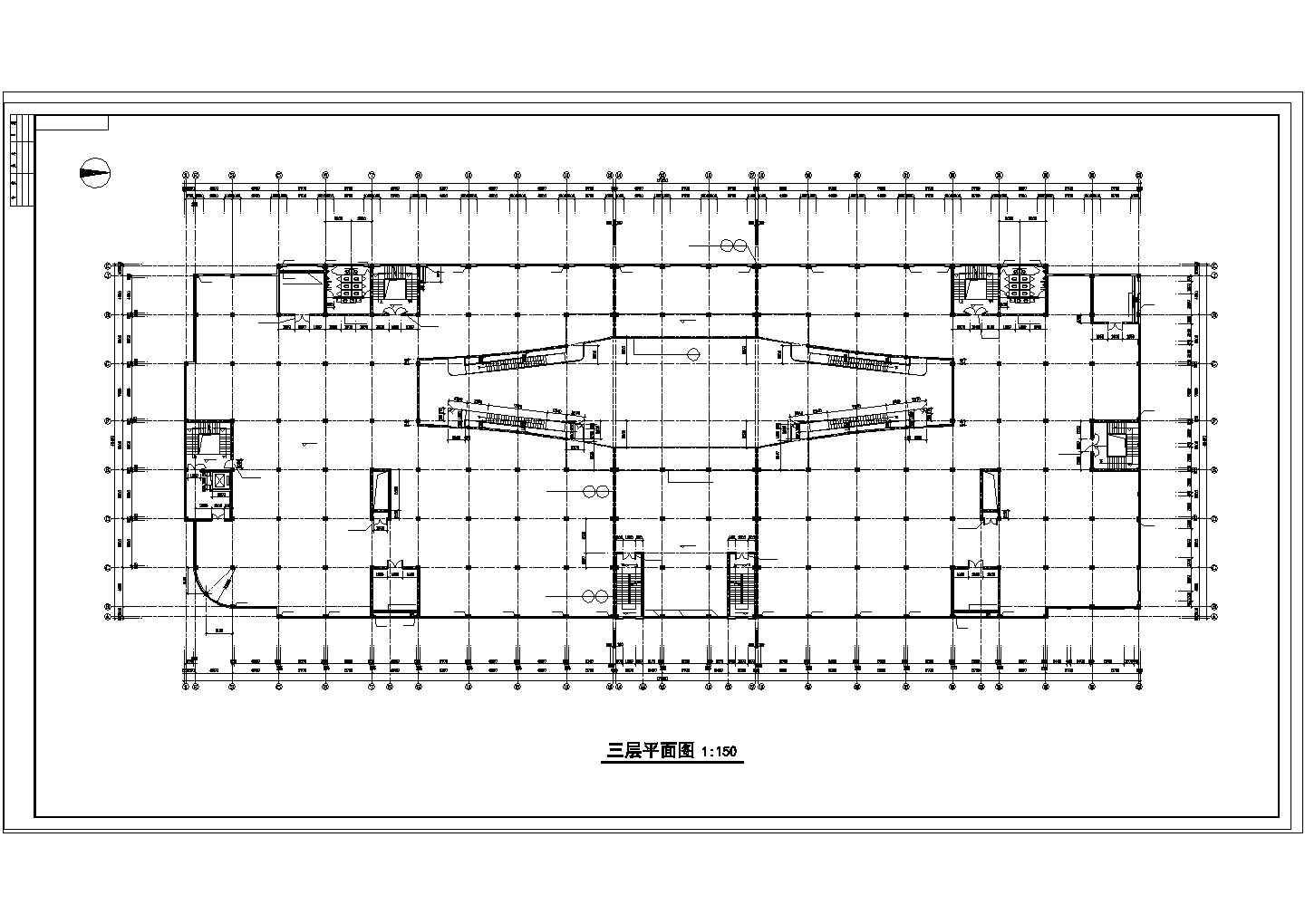 某多层商场CAD建筑设计全套施工图纸
