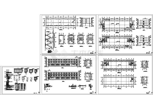 某4层1446平米瑞泰车间建施设计图-图一