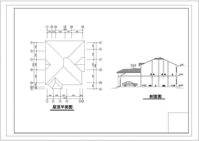 某地别墅区建筑CAD图_图1