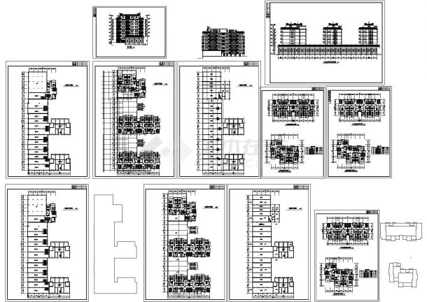 某8层住宅楼建筑设计方案图-图二