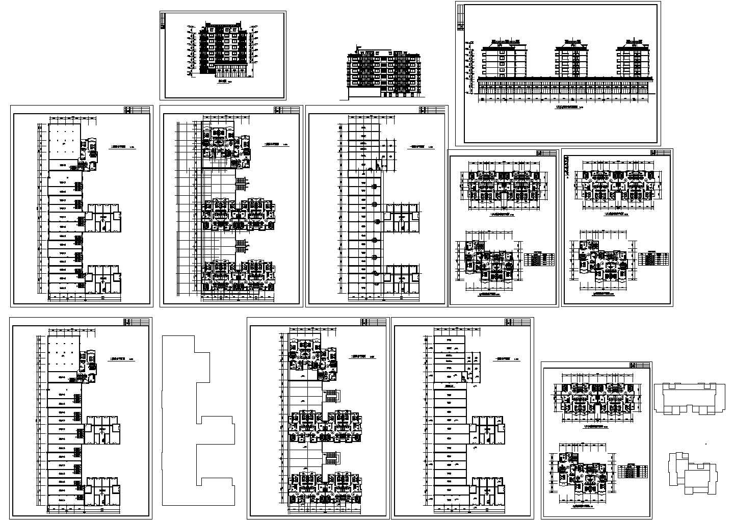 某8层住宅楼建筑设计方案图