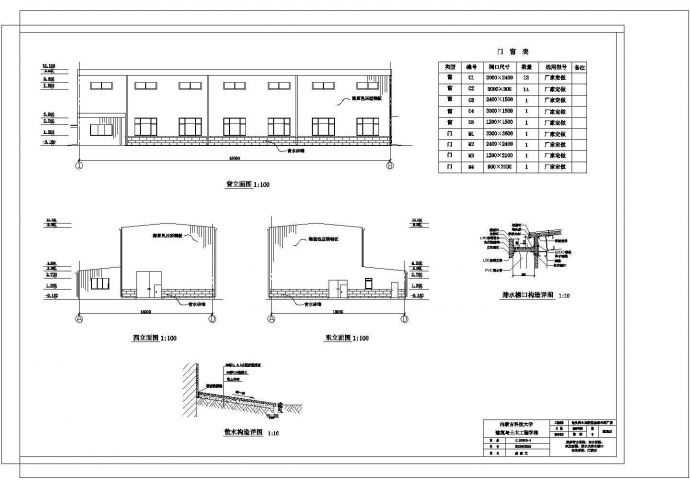 某单层钢结构厂房设计（含计算书，全套图纸）_图1
