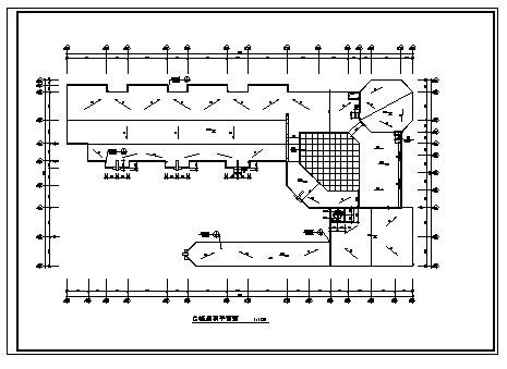 某市三层前海花园幼儿园建筑设计cad图(含平立面图，共八张)-图二