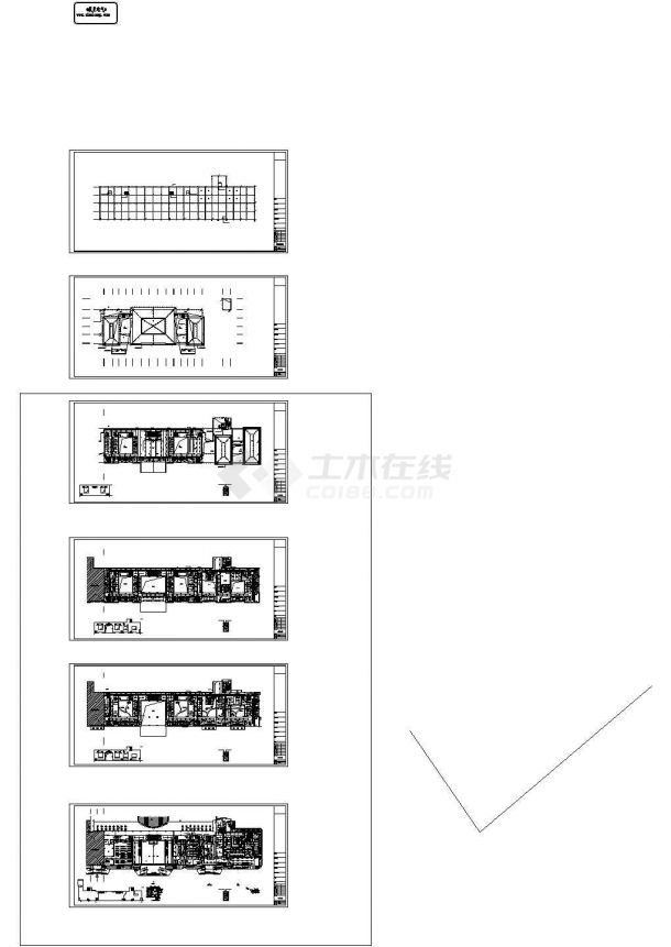 [重庆]医院门诊楼强弱电施工图22张 含着四层电力平面图-图二