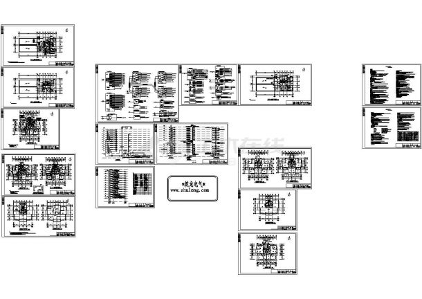某十一层公寓住宅楼电气施工图纸-图二