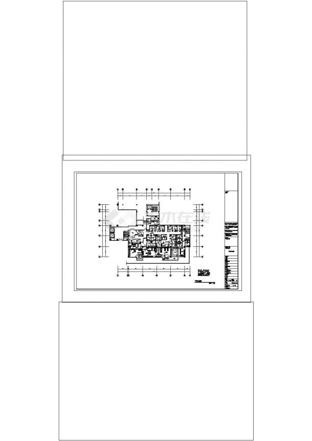 常州]某大厦现代风格桑拿装修设计非常标准CAD图纸-图一
