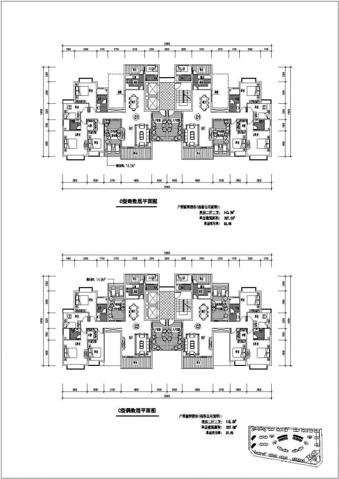 【苏州】某小村庄多层自建别墅全套装修施工设计cad图纸_图1