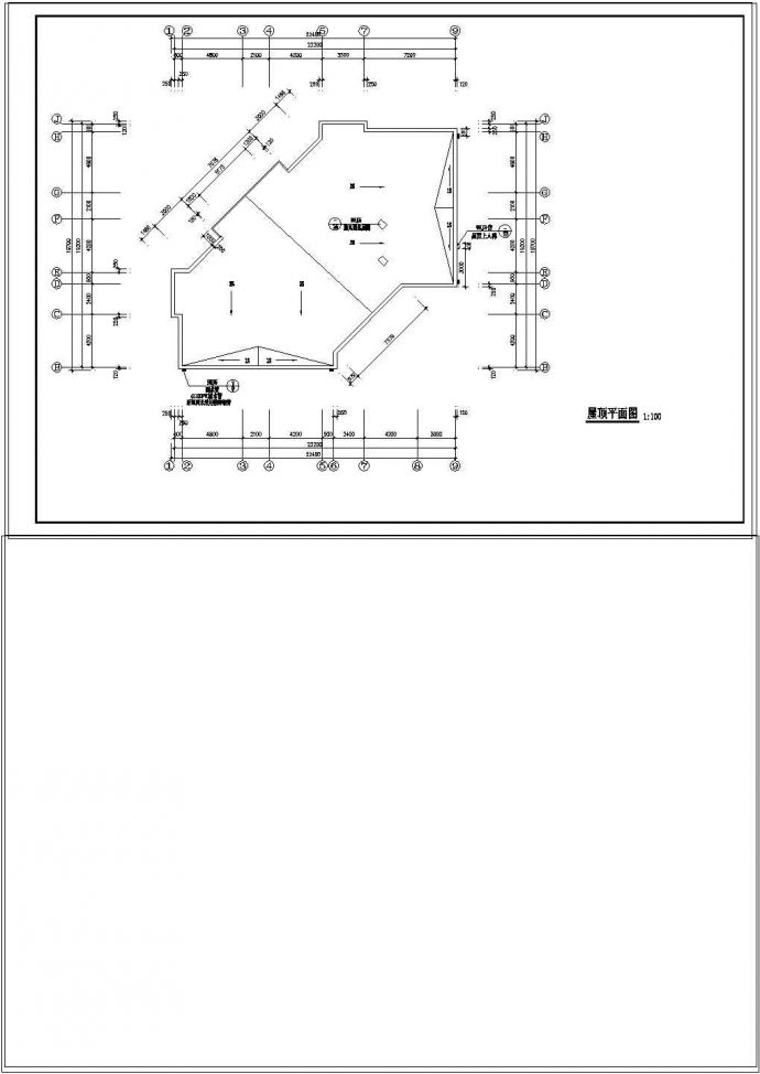 [张家口]某四层防疫站建筑设计CAD施工图_图1