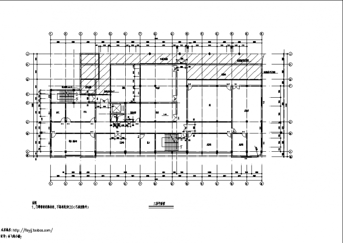 5层4770平米综合医院门诊楼建筑设计施工cad图纸_图1