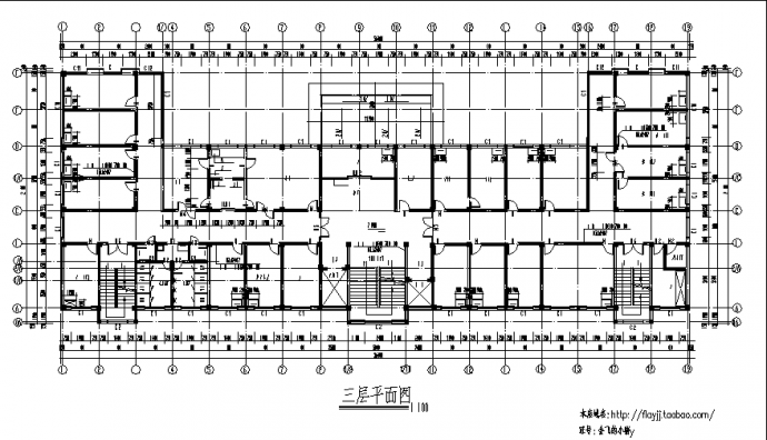 6层6256平方米医院急诊楼建筑设计施工cad图纸，含设计说明_图1