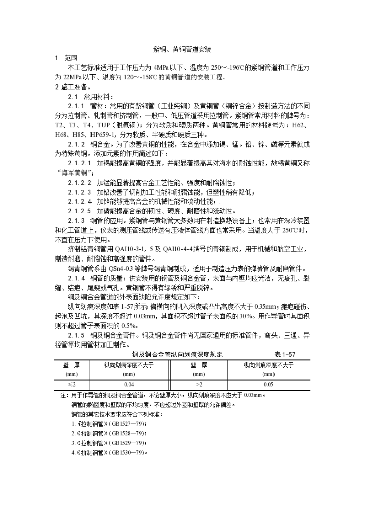 房建技术交底紫铜、黄铜管道安装工艺-图一